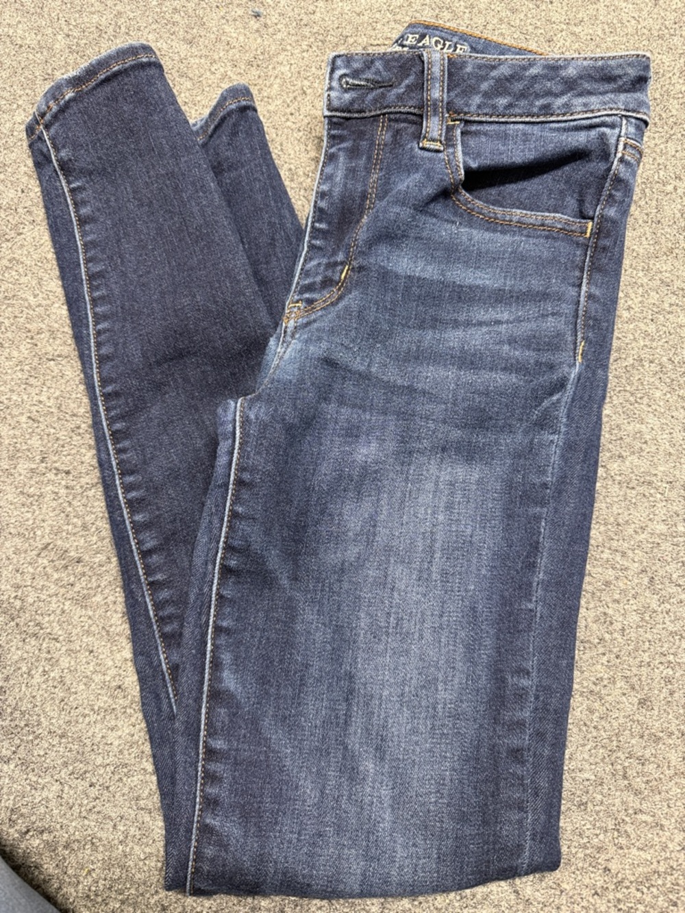 American Eagle Outfitters Dark Blue Skinny Jeans